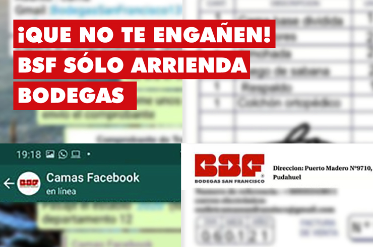 Declaración pública por uso fraudulento de marca BSF